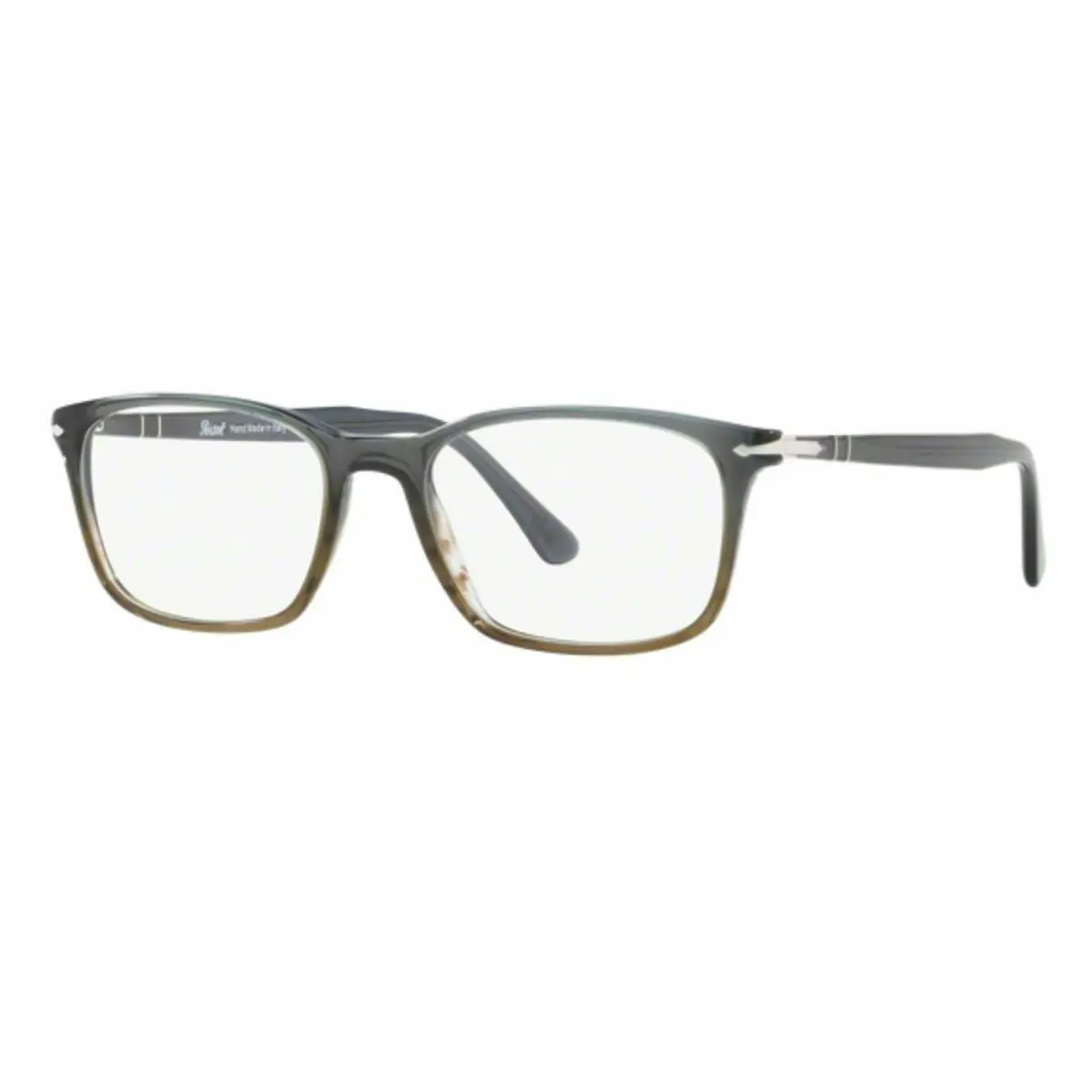 Persol 0PO 3189 V 1012 Gradient Grey Stripped Green Eyeglasses