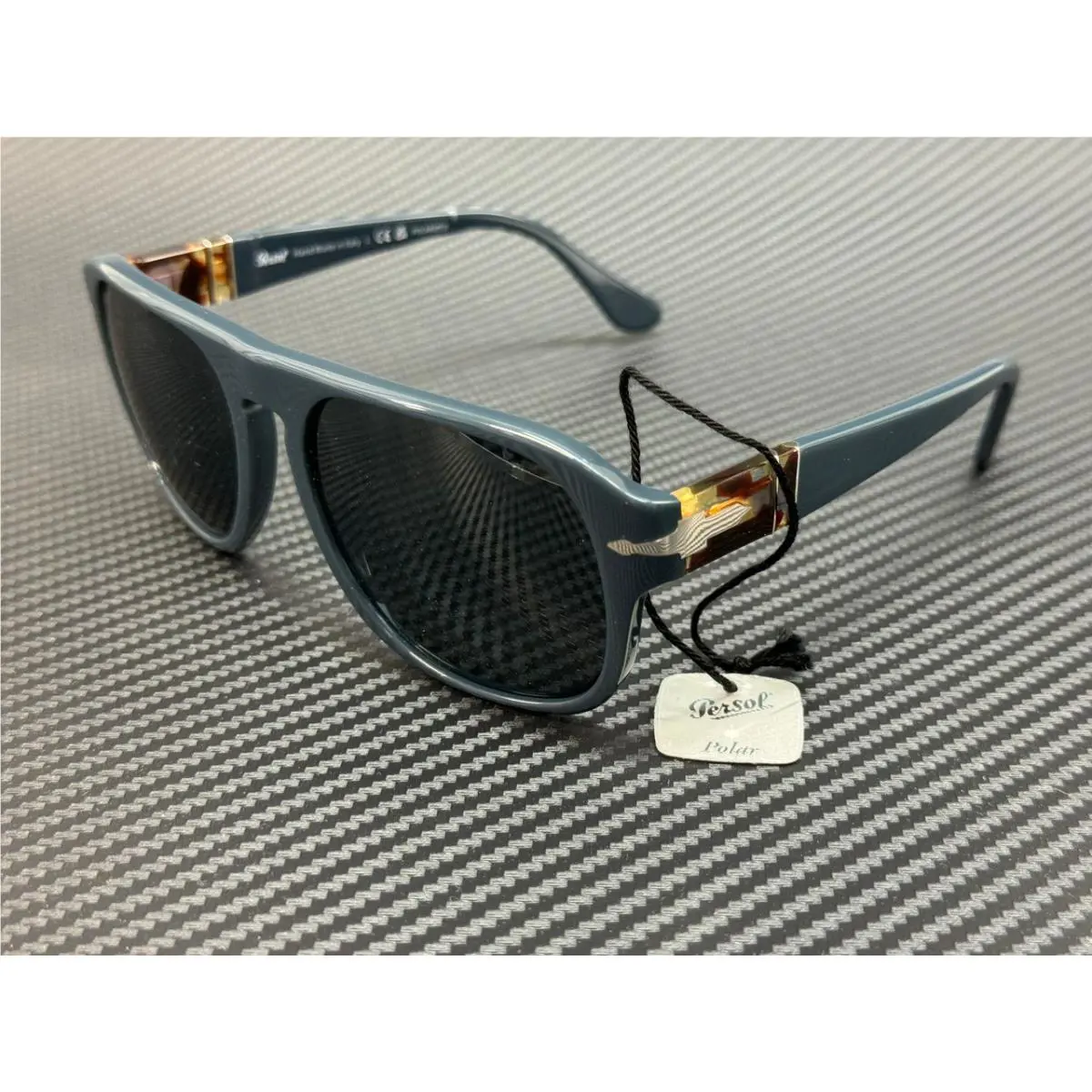 Persol PO3310S 11893R Blue Polarized Unisex 57 mm Sunglasses