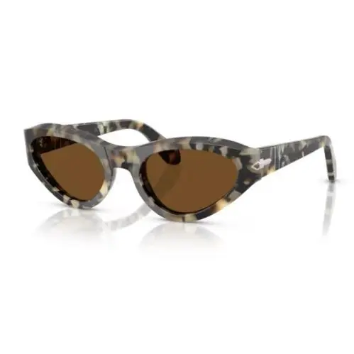 0PO0052S 107157 Brown Tortoise/brown Polar Cat Eye Women Sunglasses by Persol
