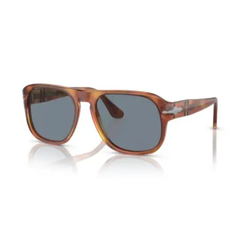Persol 0PO3310S Jean 96/56 Terra di Siena/light Blue Unisex Sunglasses - Frame: Terra di siena, Lens: Light blue