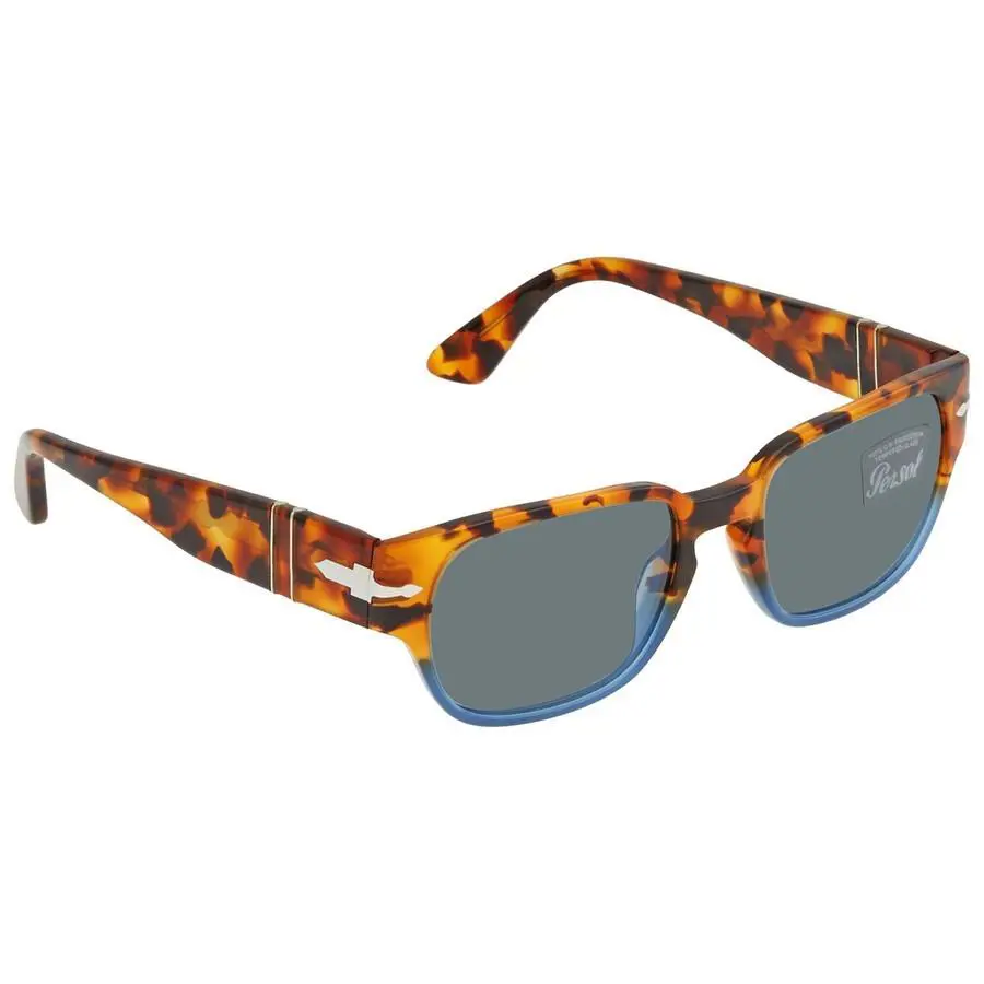 Persol PO3245S 112056 Brown Rectangle Men`s Sunglasses 52 mm
