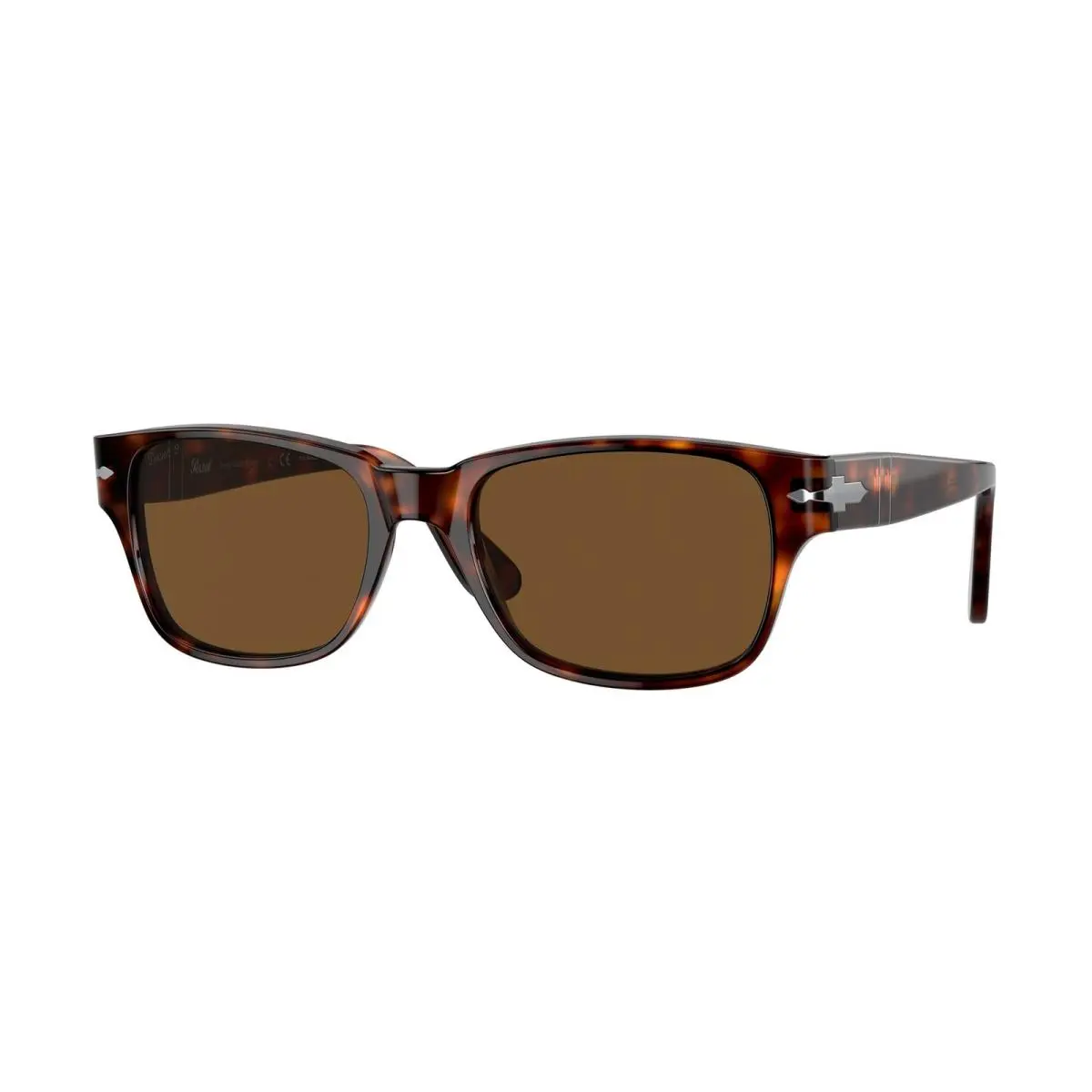 Persol PO3288S 24 57 Havana Brown Polarized 55 mm Men`s Sunglasses