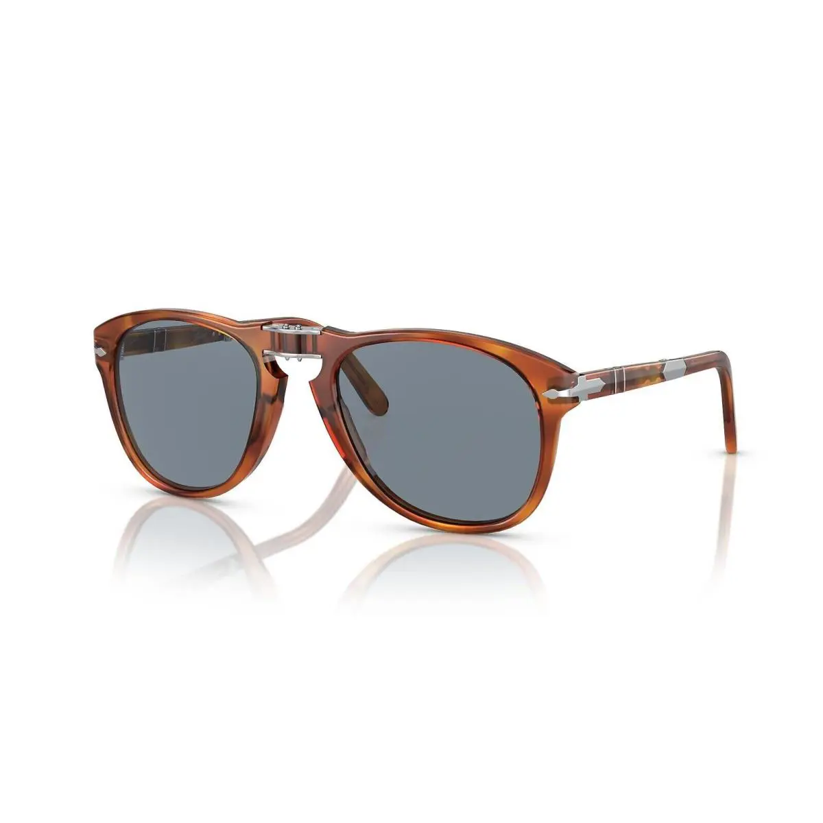 Persol Steve Mcqueen PO0714SM 096/56 54 Terra Di Siena Blue Gradient Sunglasses - Terra Di Siena, Frame: Terra Di Siena Blue, Lens: Blue Gradient