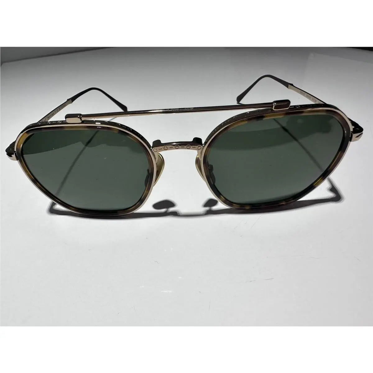 Persol 0PO5010ST 801331 Gold/green Unisex Sunglasses 51-20-145