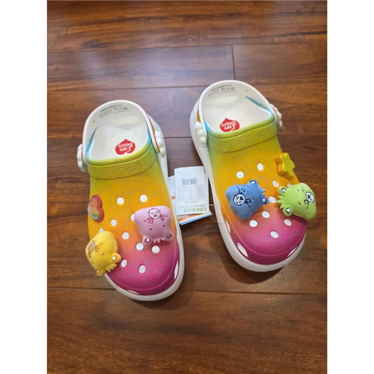 Crocs Care Bears Crush Clog Size M7 W9 Multicolor Light Up S`allume