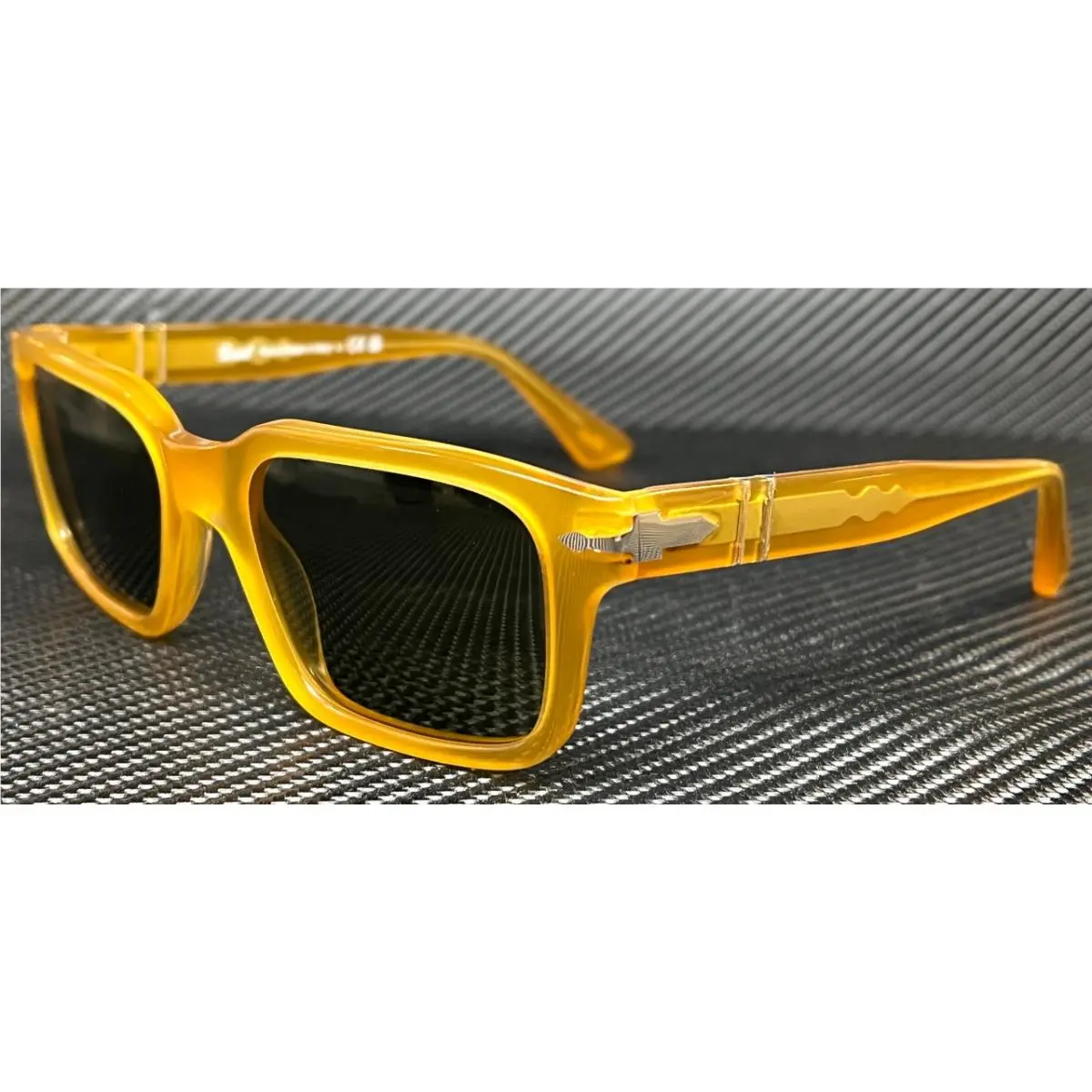 PO3272S 204 4E Miele Yellow Unisex 53 mm Sunglasses by Persol
