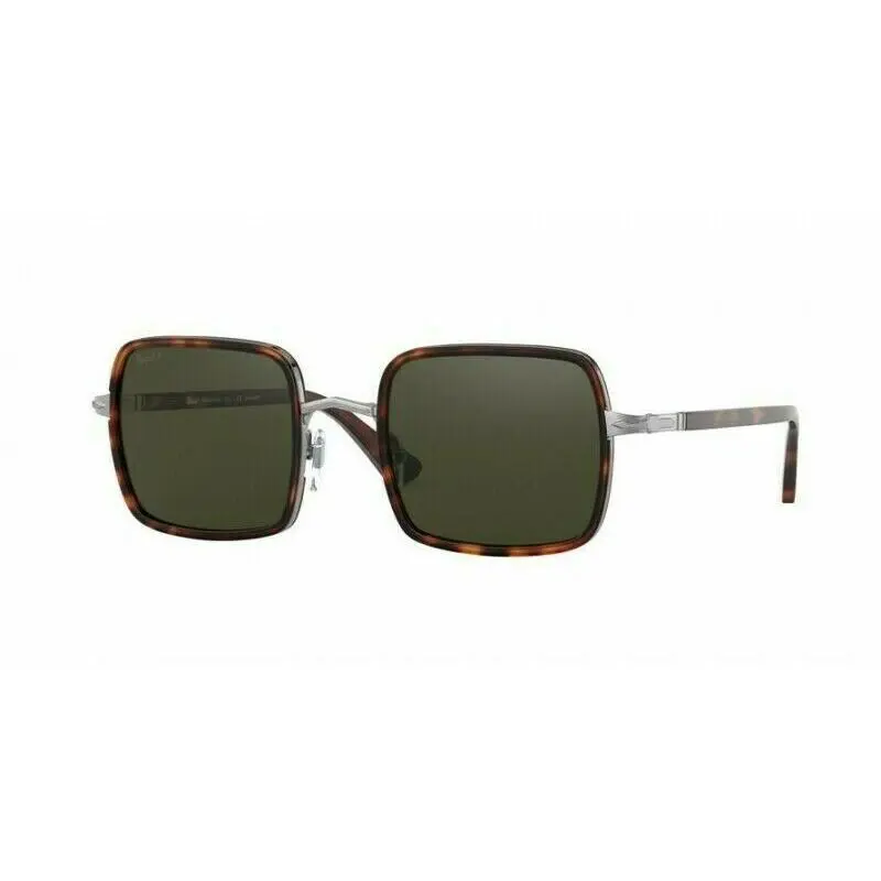 Persol Sunglasses PO2475S 513/58 50 Gunmetal / Havana Frame Green Lens - Frame: picture