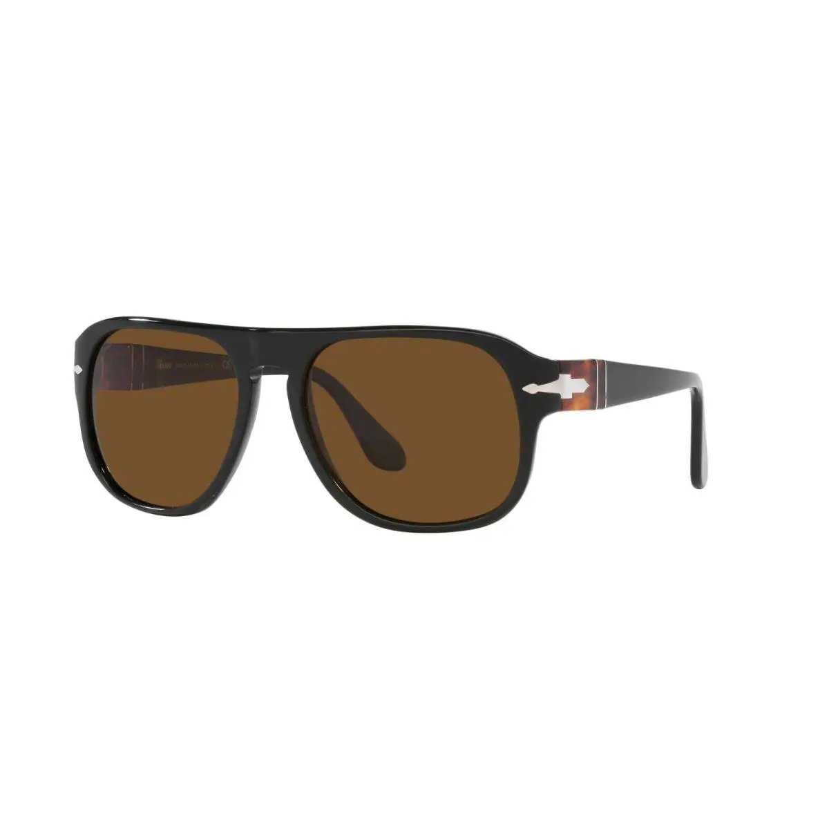 Persol Jean PO 3310S Dark Green/brown Polarized 1190/57 Sunglasses - Frame: Dark Green, Lens: Brown Polarized
