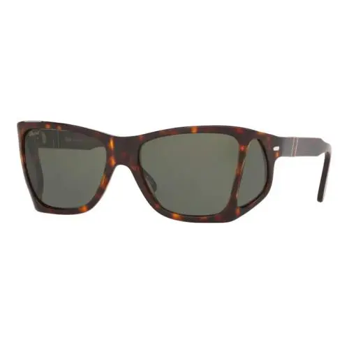 Persol 0PO0009 24/31 Havana/green Irregular Men`s Sunglasses