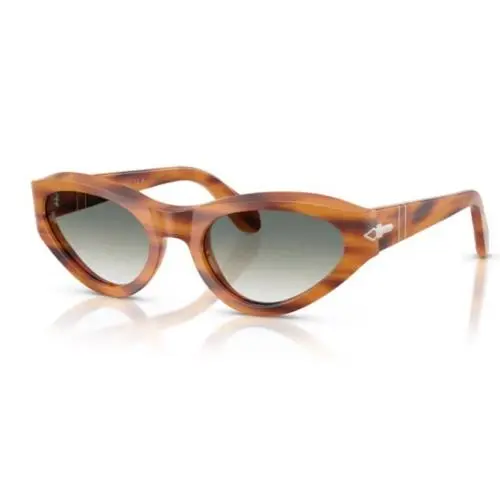 0PO0052S 960/3A Striped Brown/green Gradient Cat Eye Women Sunglasses by Persol