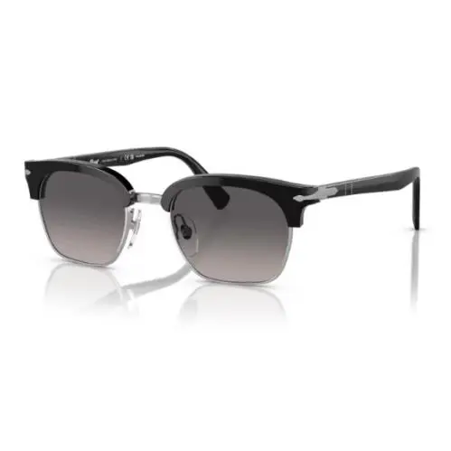 0PO3199S 1106M3 Black Silver Grey Gradient Square Men`s Sunglasses by Persol