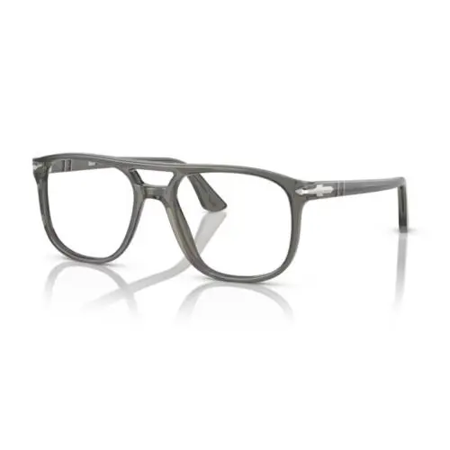 Persol 0PO3329V Greta 1103 Smoke Rectangular Men`s 54mm Eyeglasses - Frame: Smoke, Lens: Clear