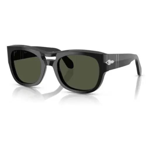 Persol 0PO0064S 95/31 Black/green Soft Square 54mm Men`s Sunglasses