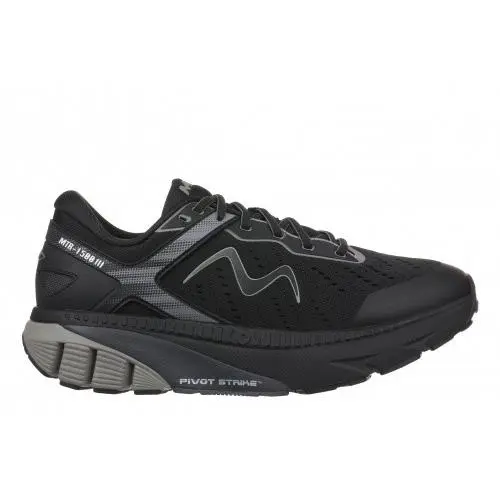 Mbt Men`s Mtr 1500 II Light Weight Distance Runner/walker 5 Colors Black/Black-III-703602-257Y by MBT