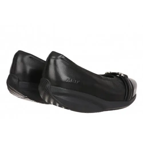 MBT shoes - yuki slip on rocker flats - Black/Black-703184-257N 2