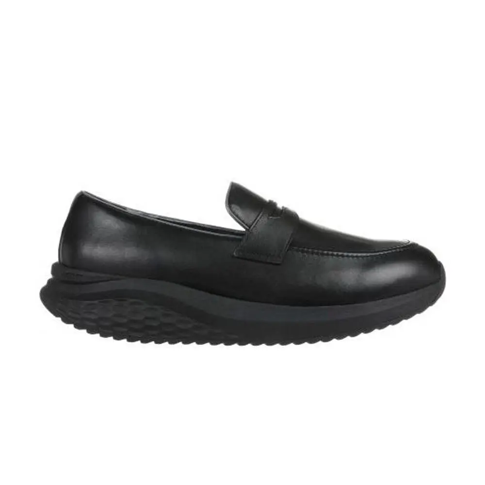 Mbt Men`s Boston Loafer Vinci Slip on Lightweight Black 4 Styles Vinci-Black Loafer by MBT