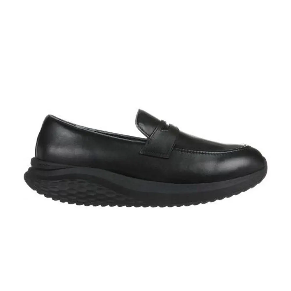 Mbt Men`s Loafer Vinci Boston Slip on Lightweight Black 4 Styles Vinci-Black Loafer by MBT