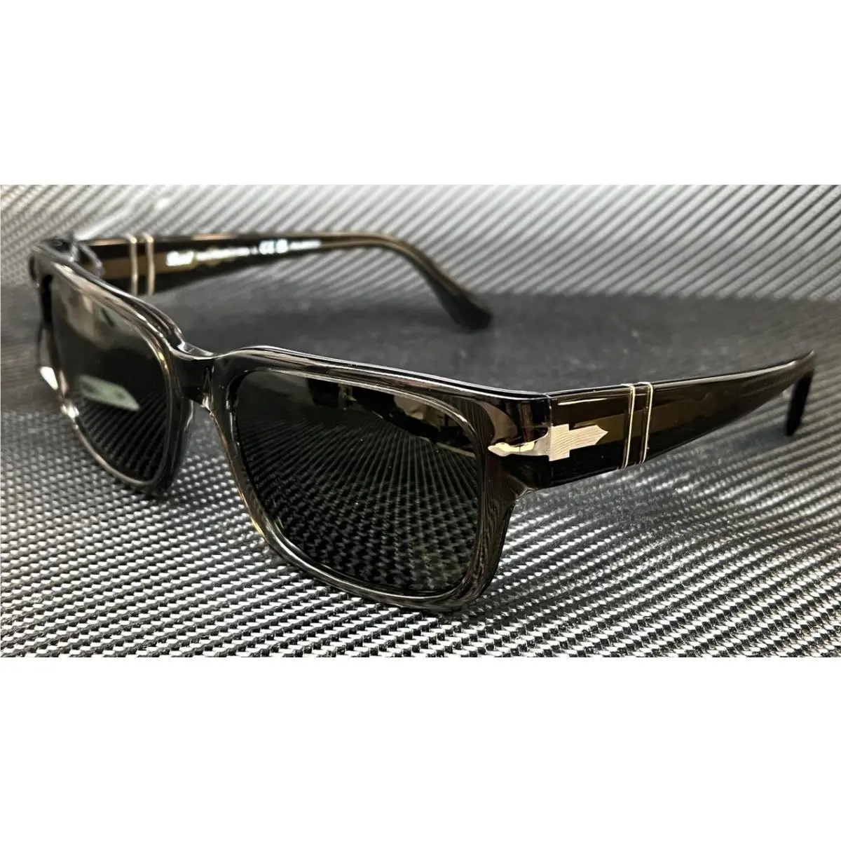 PO3315S 110358 Gray Green Polarized 55 mm Sunglasses by Persol