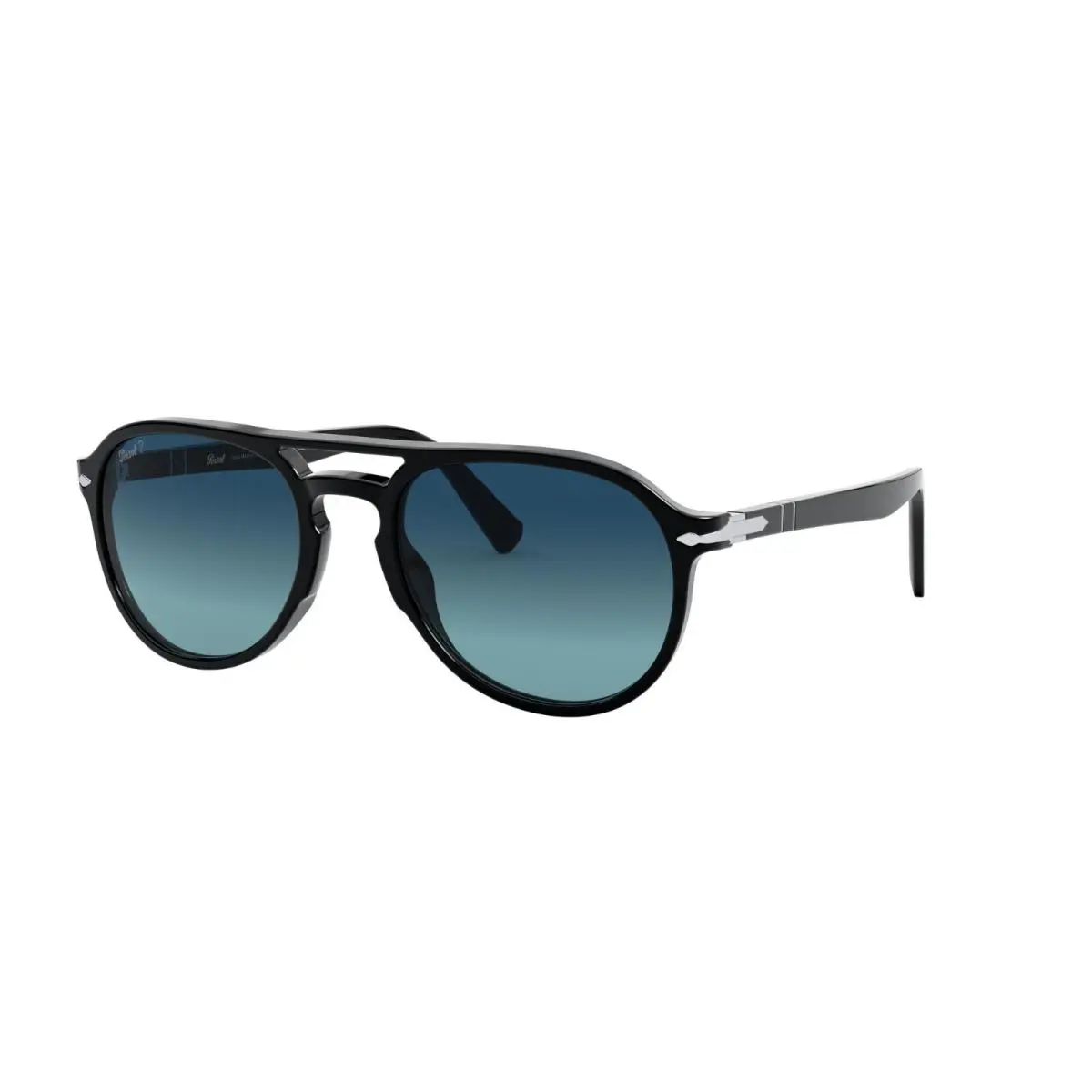 Persol Officina PO 3235S Black/blue Polarized 095/S3 Sunglasses