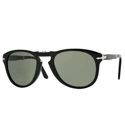 Persol 0PO0714 Folding 95/31 Black/ Silver Men`s Sunglasses