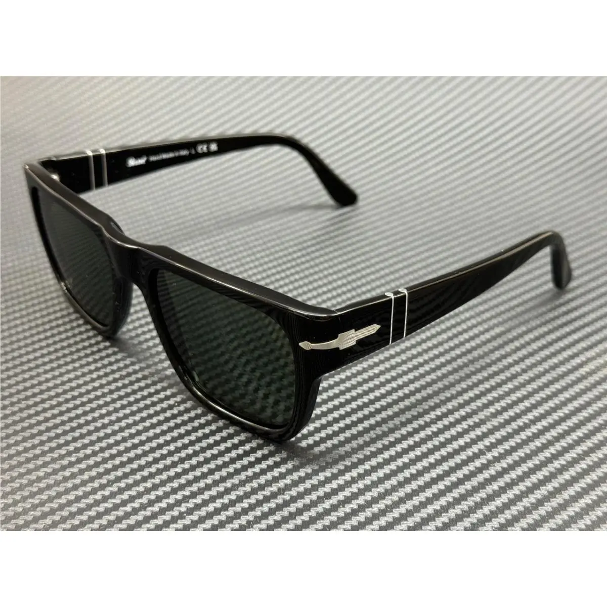 Persol PO3348S 95 31 Black Green Unisex 55 mm Sunglasses