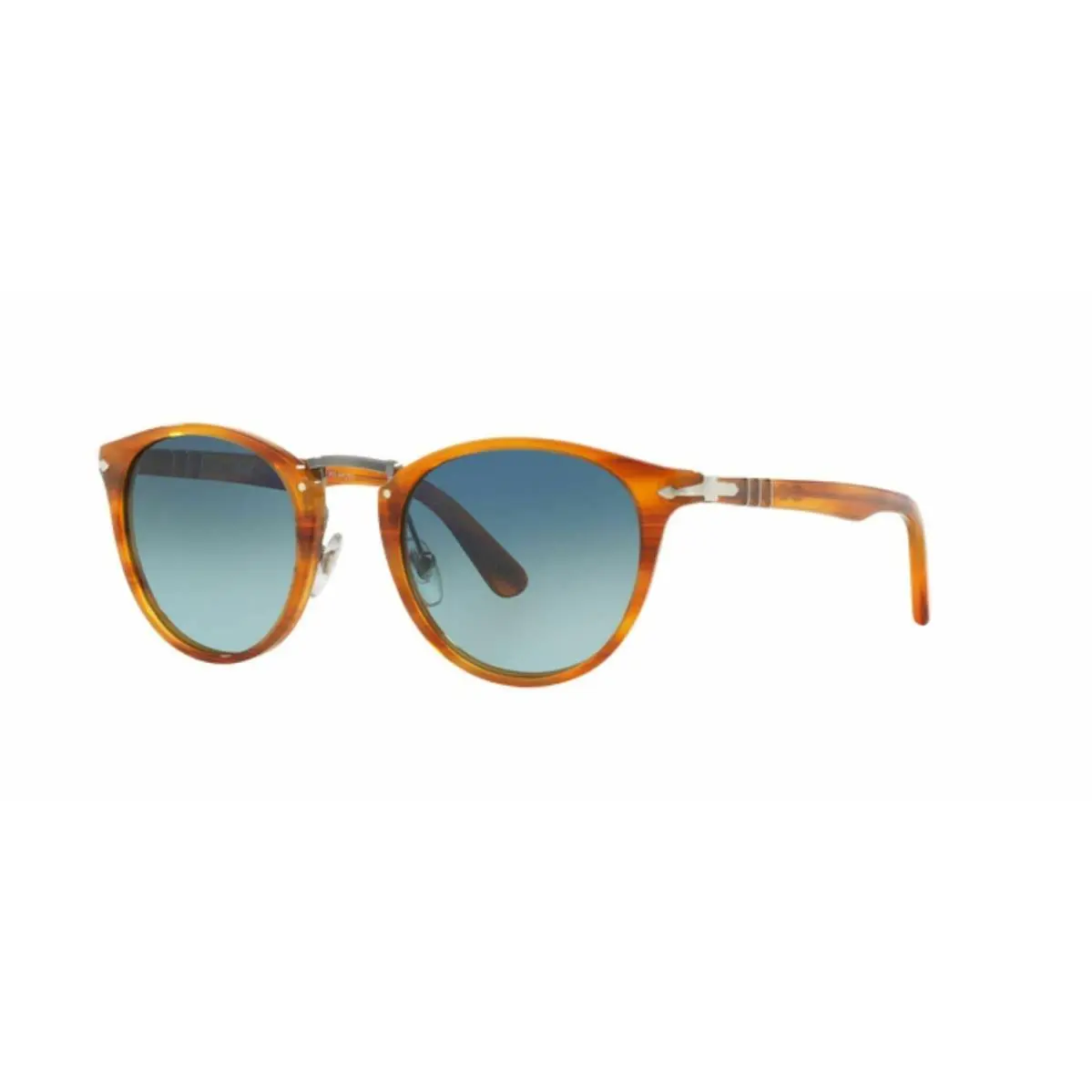 Persol 0PO 3108 S 960/S3 Striped Brown Polarized Sunglasses