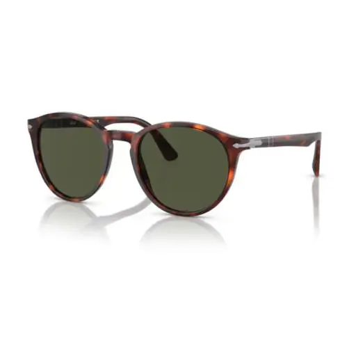 Persol OPO3152S 901531 Havana/green Round Men`s Sunglasses
