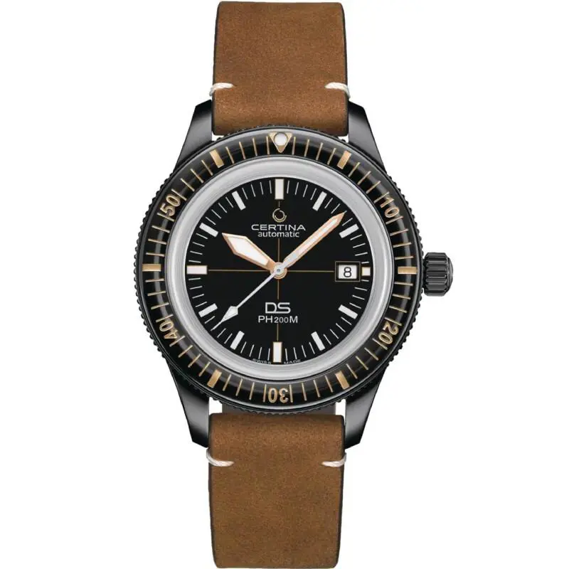 Certina DS PH200M Automatic Black Pvd Coating 42.8mm Men`s Watch C0364073605000