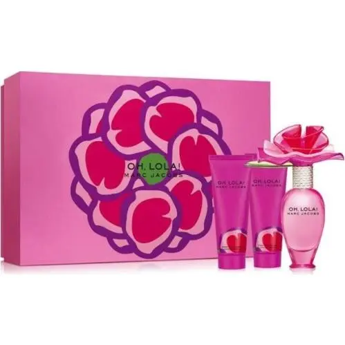 Womans Oh Lola By Marc Jacobs Gift Set 50ml Perfume + 75ml Lotion+shower Gel