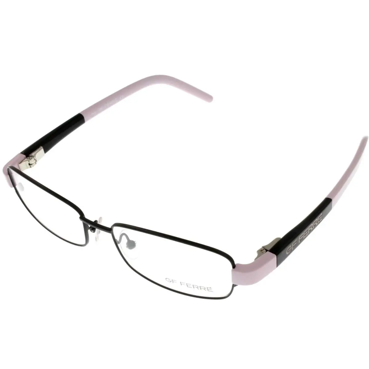 Eyeglasses Frame Wonen Black Lilac Rectangular FF185 01 by Gianfranco Ferre