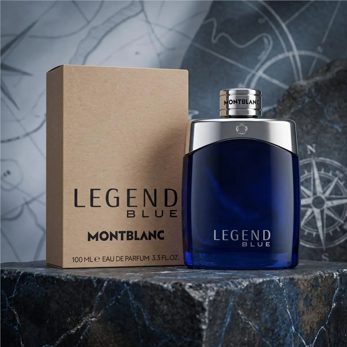 Montblanc Mont Blanc Legend Blue Edp 3.3 / 100 ML For Men – Brown Box