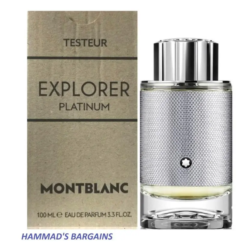 Mont Blanc Explorer Platinum Edp 3.3 OZ 100 ML Men IN Brown Box by Montblanc