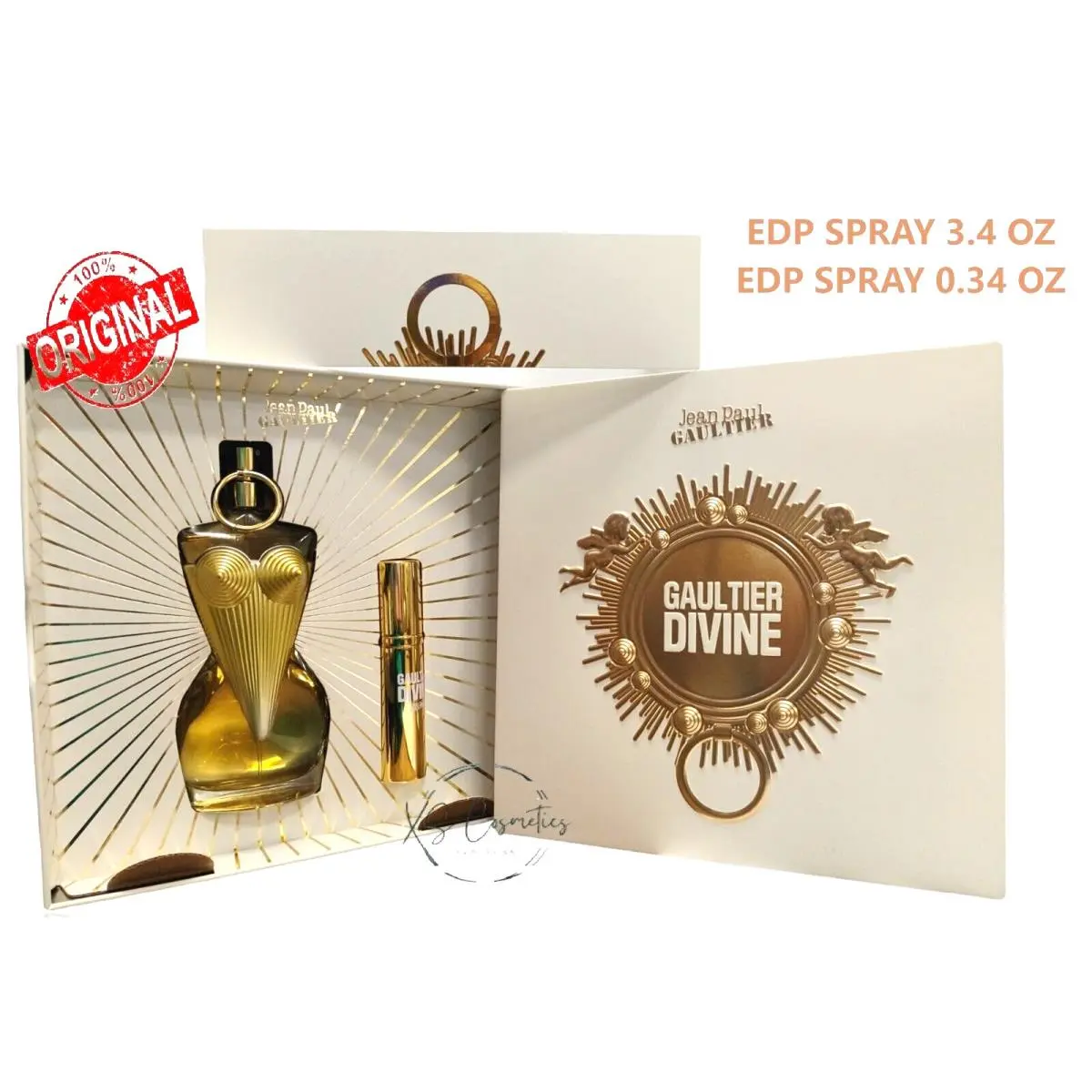 Gaultier Divine By Jean Paul Gaultier 2 Pc Edp Women`s Gift Set
