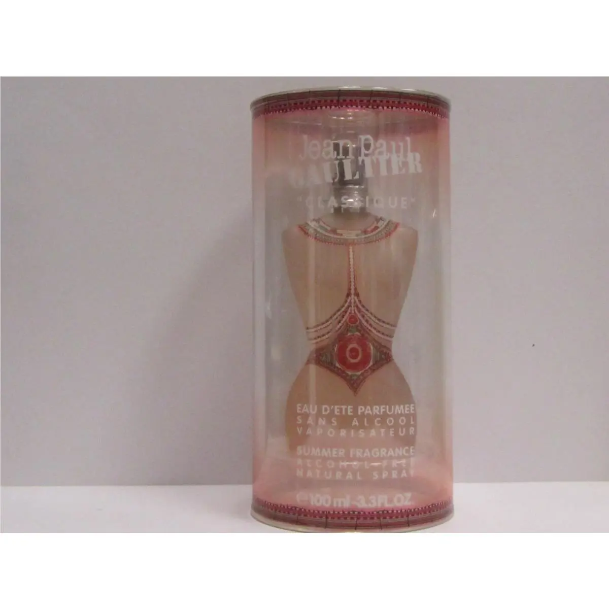 Jean Paul Gaultier Classique Summer Fragrance Alcohol Free Natural Spray 3.3 oz