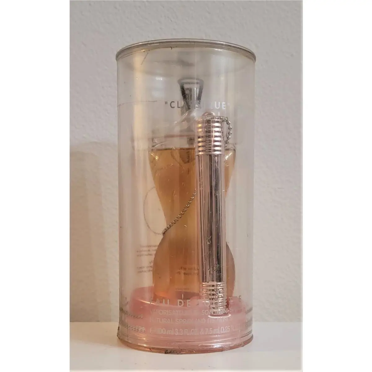 Jean Paul Gaultier Classique by Jpg 3.3 oz Edt Spy + 7.5 ml Perfume Women Femme