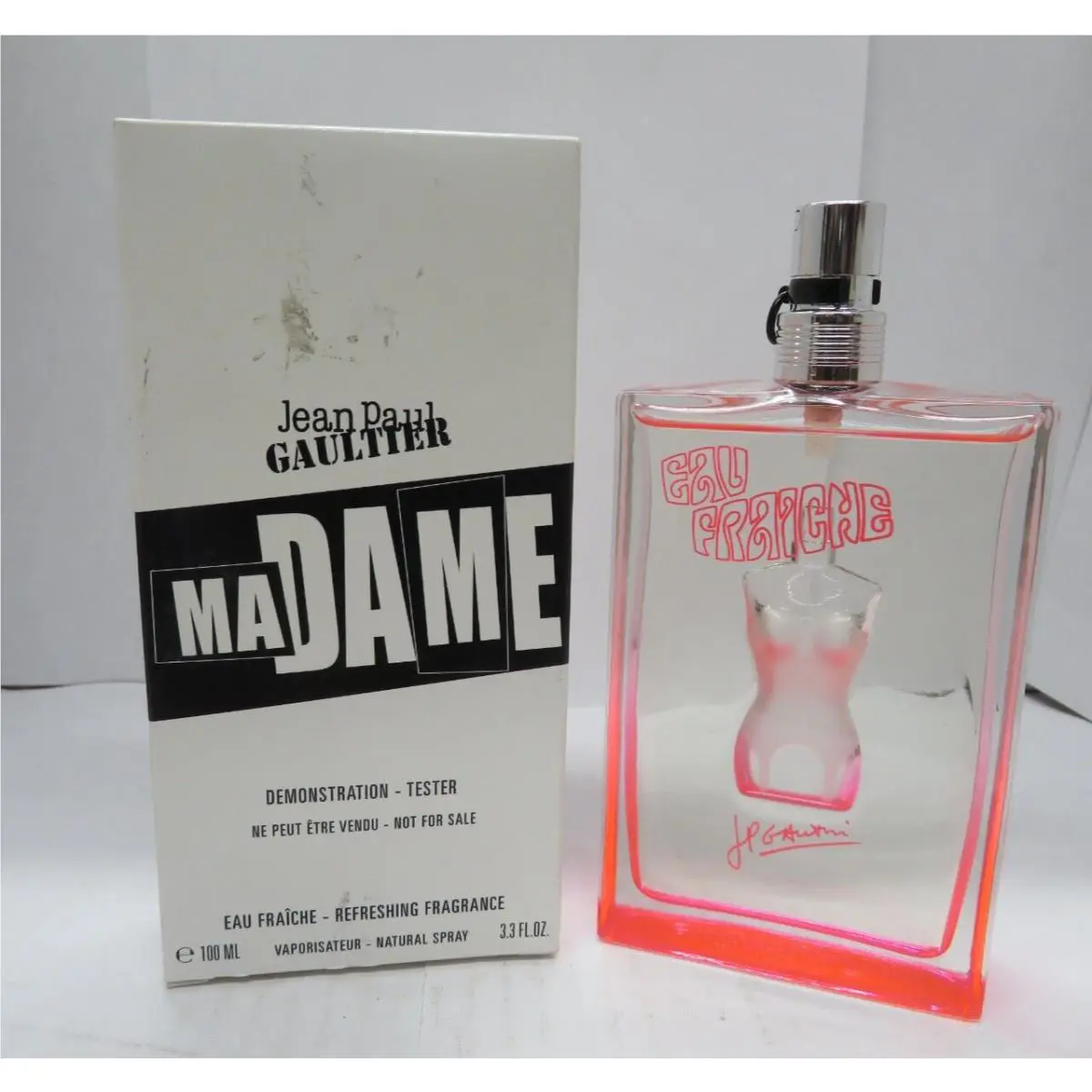 Jean Paul Gaultier Madame 3.3 Fl oz Eau Fraiche Refreshing Fragrance Spray TT