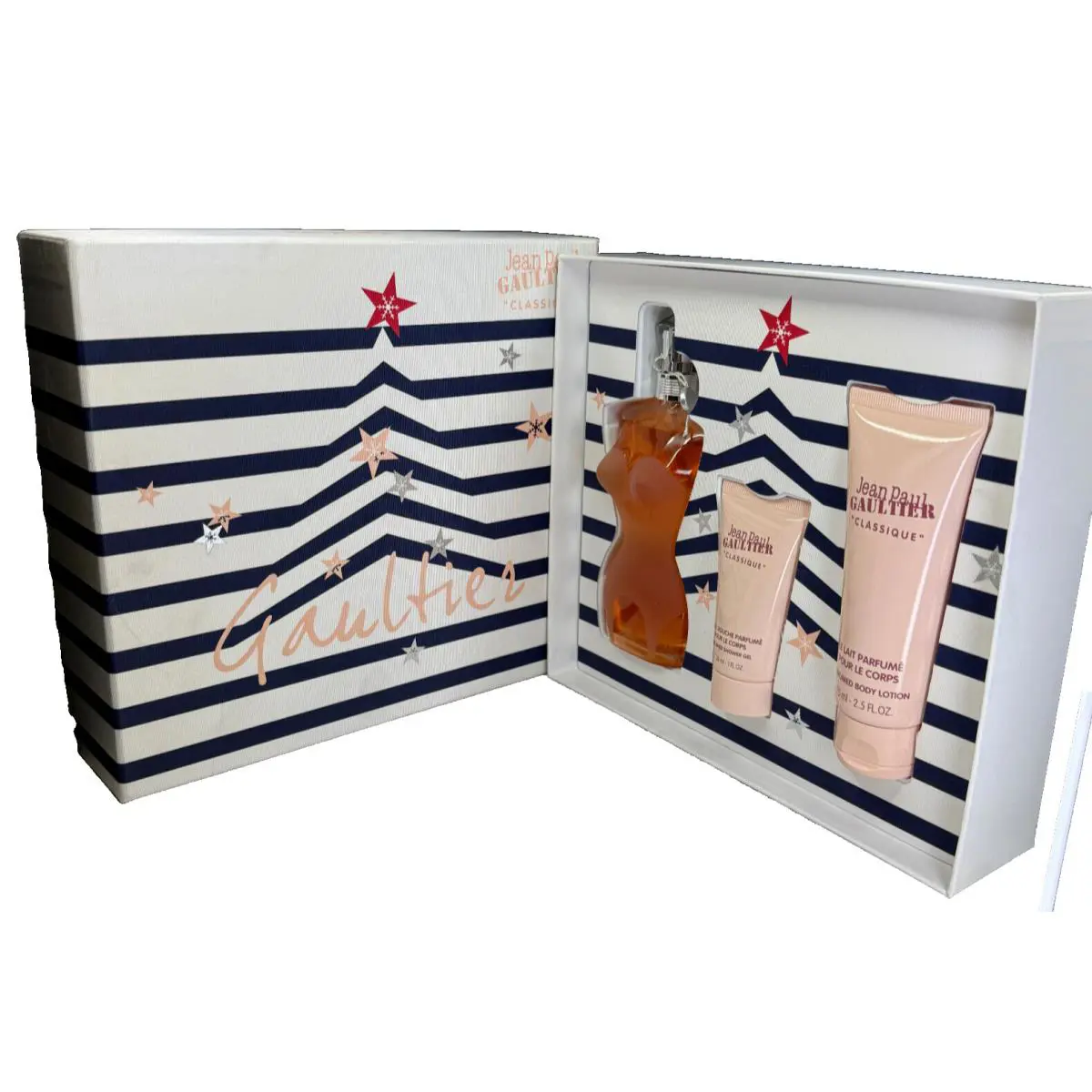 Jean Paul Gaultier Eau De Toilette Classique Shower Gel Body Lotion Set