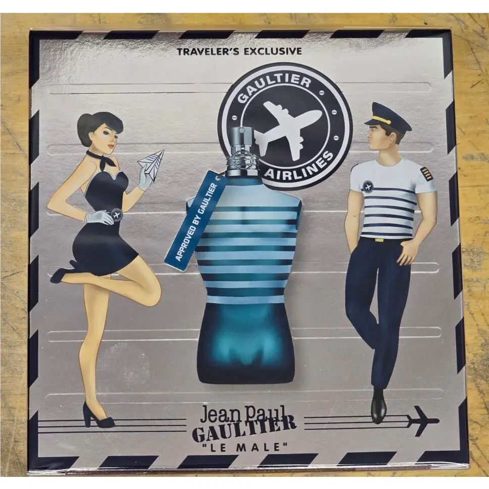 Jean Paul Gaultier Le Male Travel Set of 2 Contains: