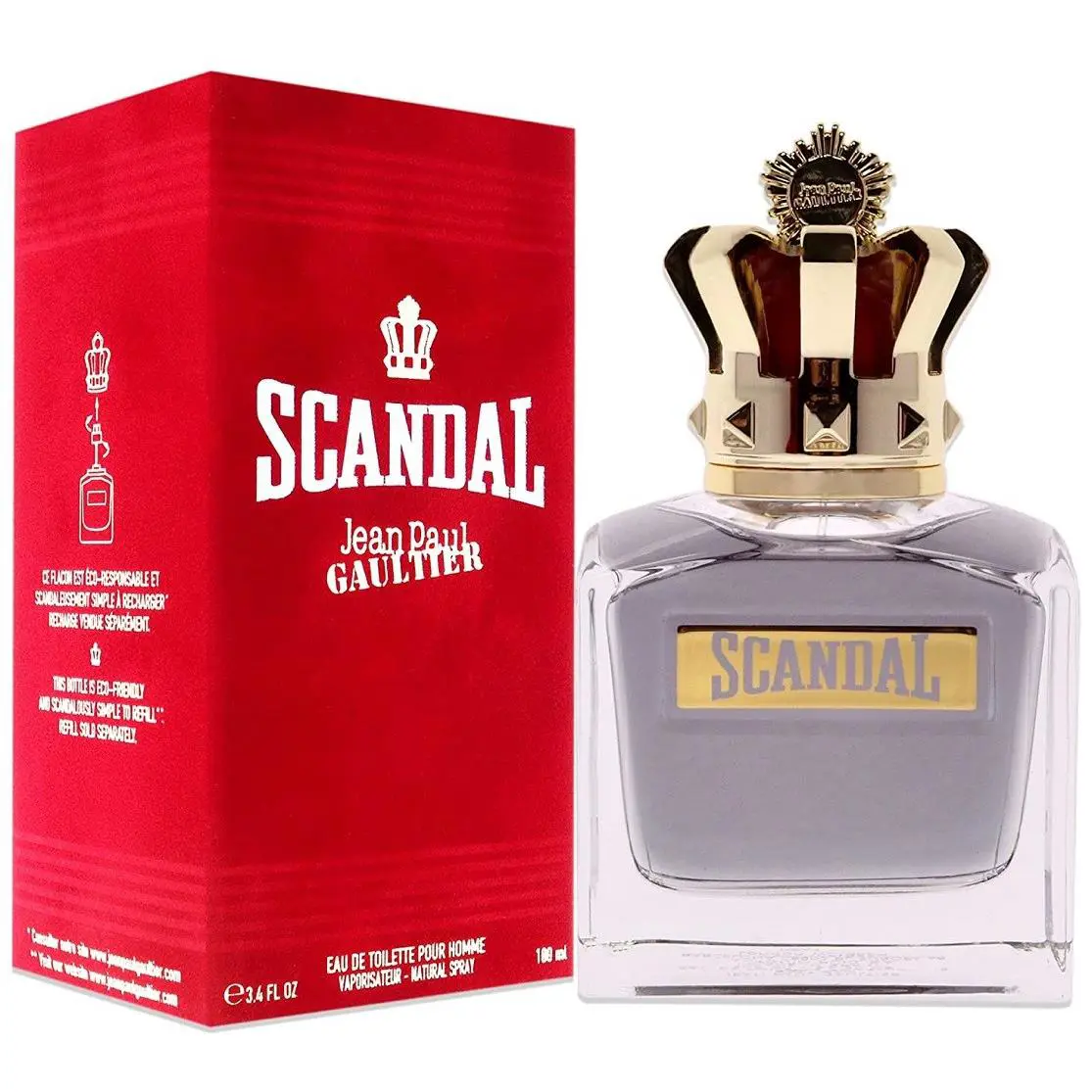 Scandal  3.4 oz / 100 ml Eau De Toilette Edt Men Spray by Jean Paul Gaultier