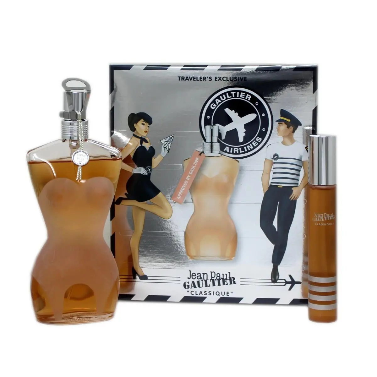 Jean Paul Gaultier Classique 2PC Set For Women Eau DE Toilette Spr 100ML T/p