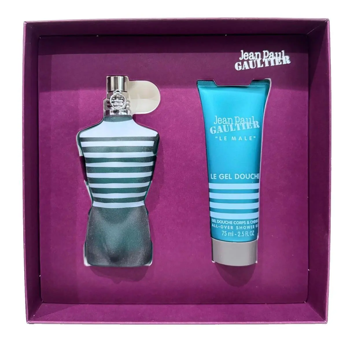 Jean Paul Gaultier Le Male Gift Set For Men - 2.5 oz Edt + 2.5 oz S/gel