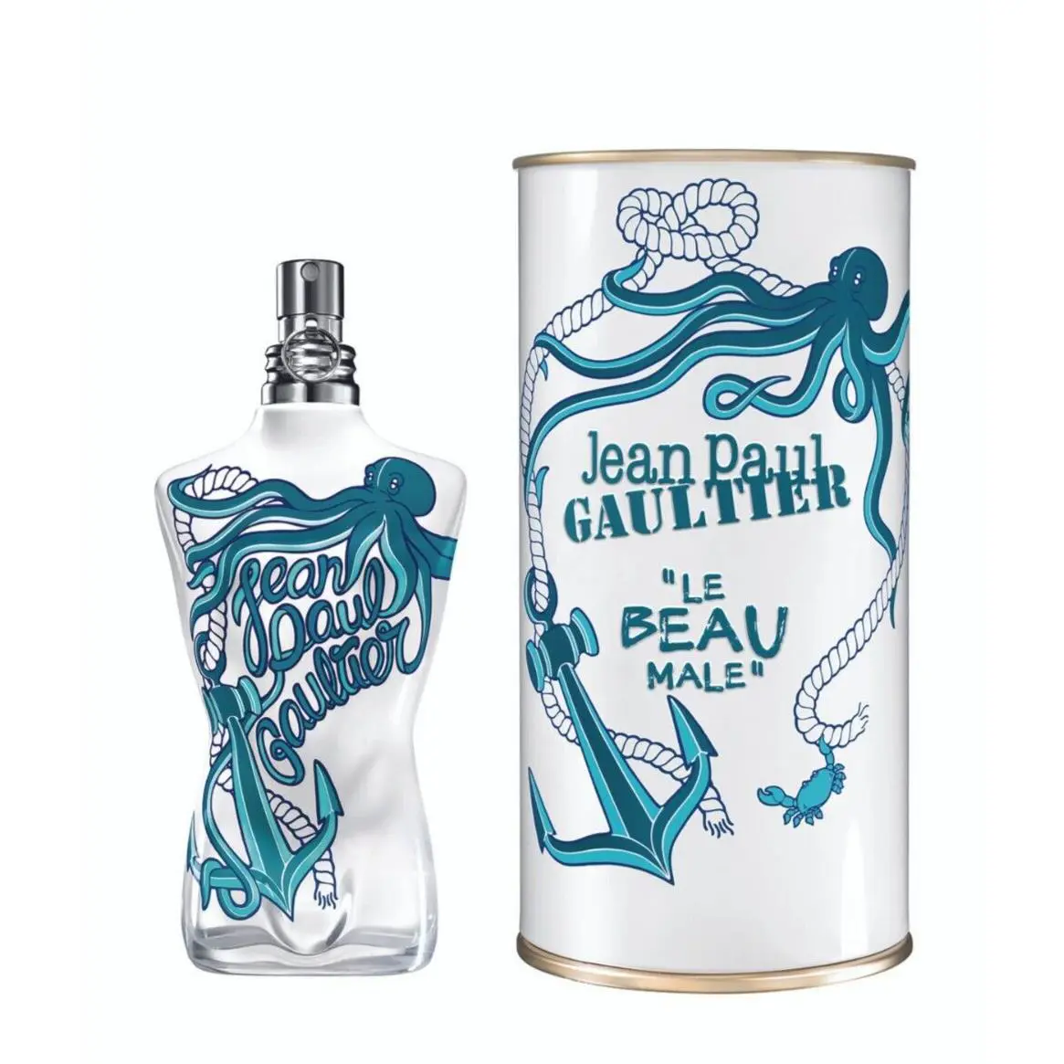 Jean Paul Gaultier Le Beau Male Summer 2014 Edition by Jpg 4.2oz Edt Fresh For Men Can