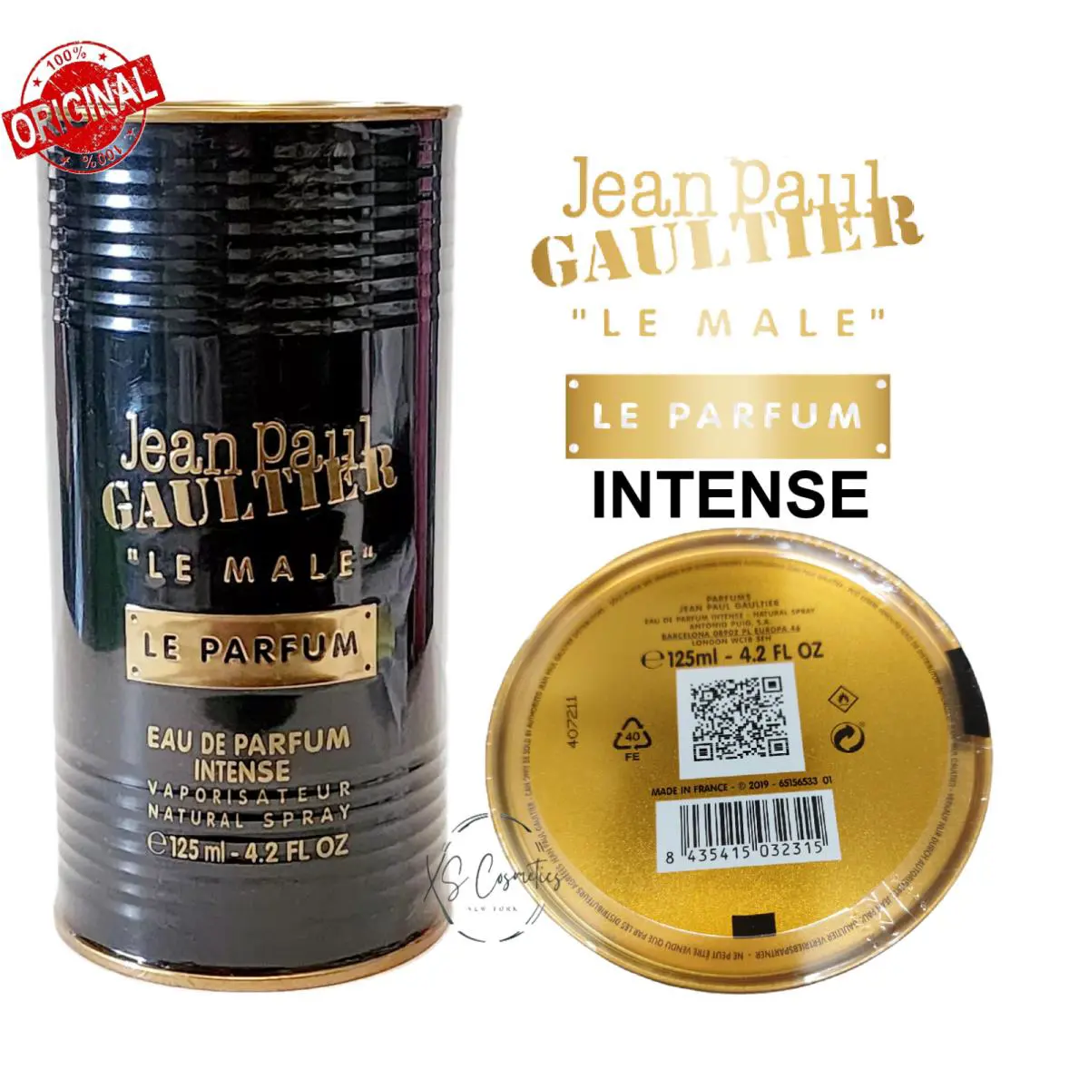 Jean Paul Gaultier Le Male Le Parfum 4.2 oz Eau de Parfum Intense Spray