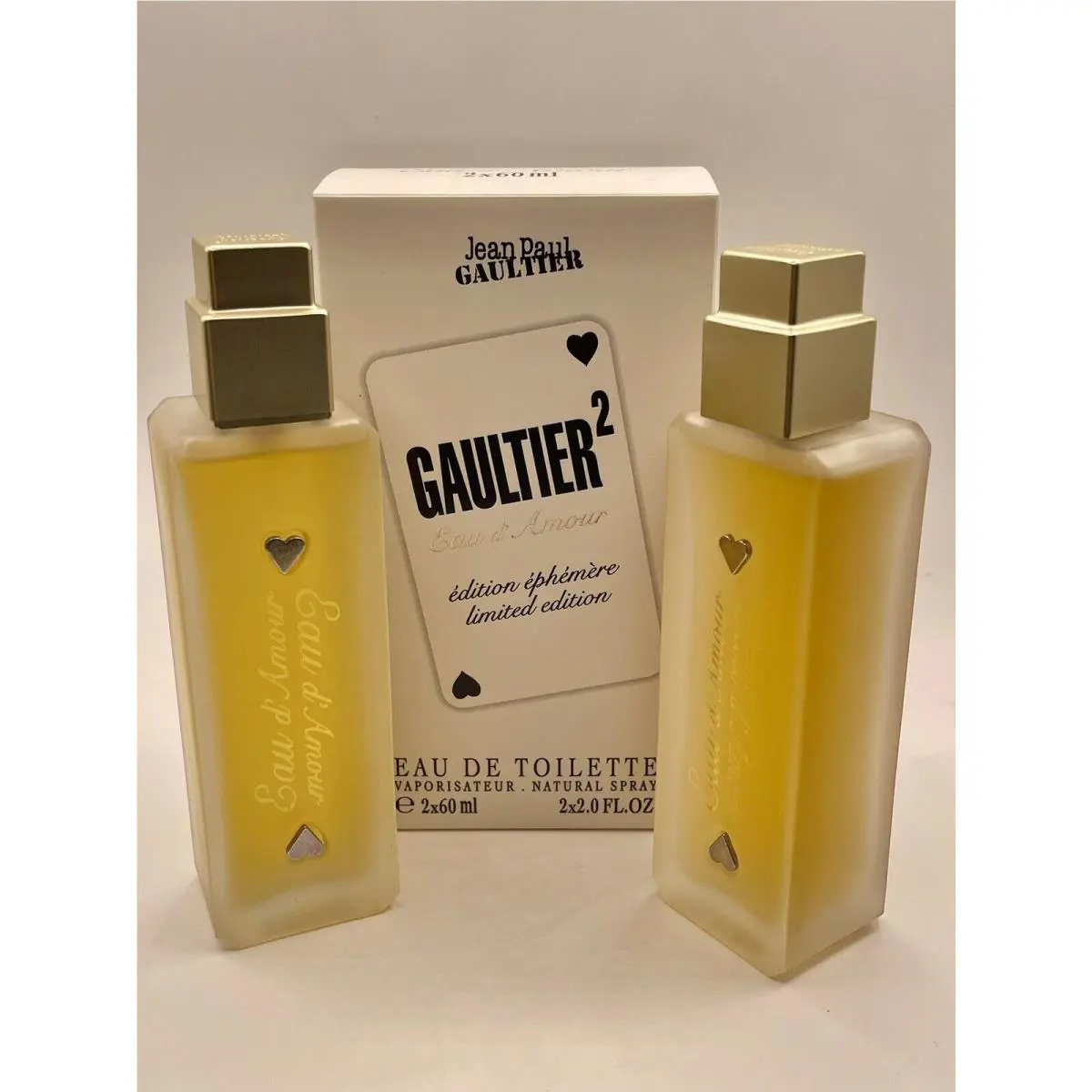 Gaultier 2 Jean Paul Gaultier Eau D`amour 2x 60ml/2oz Edt -new