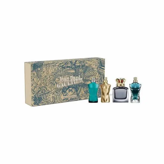 Jean Paul Gaultier 4-Piece Travel Set For Men Le Male 0.24 Oz + Le Male Elixir