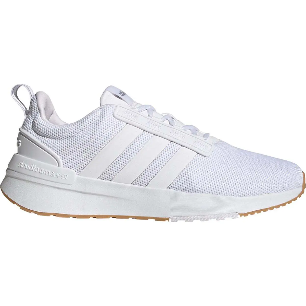 GX4208 Mens Adidas Racer TR21 `white Gum` - Cloud White/Cloud White/Grey Two