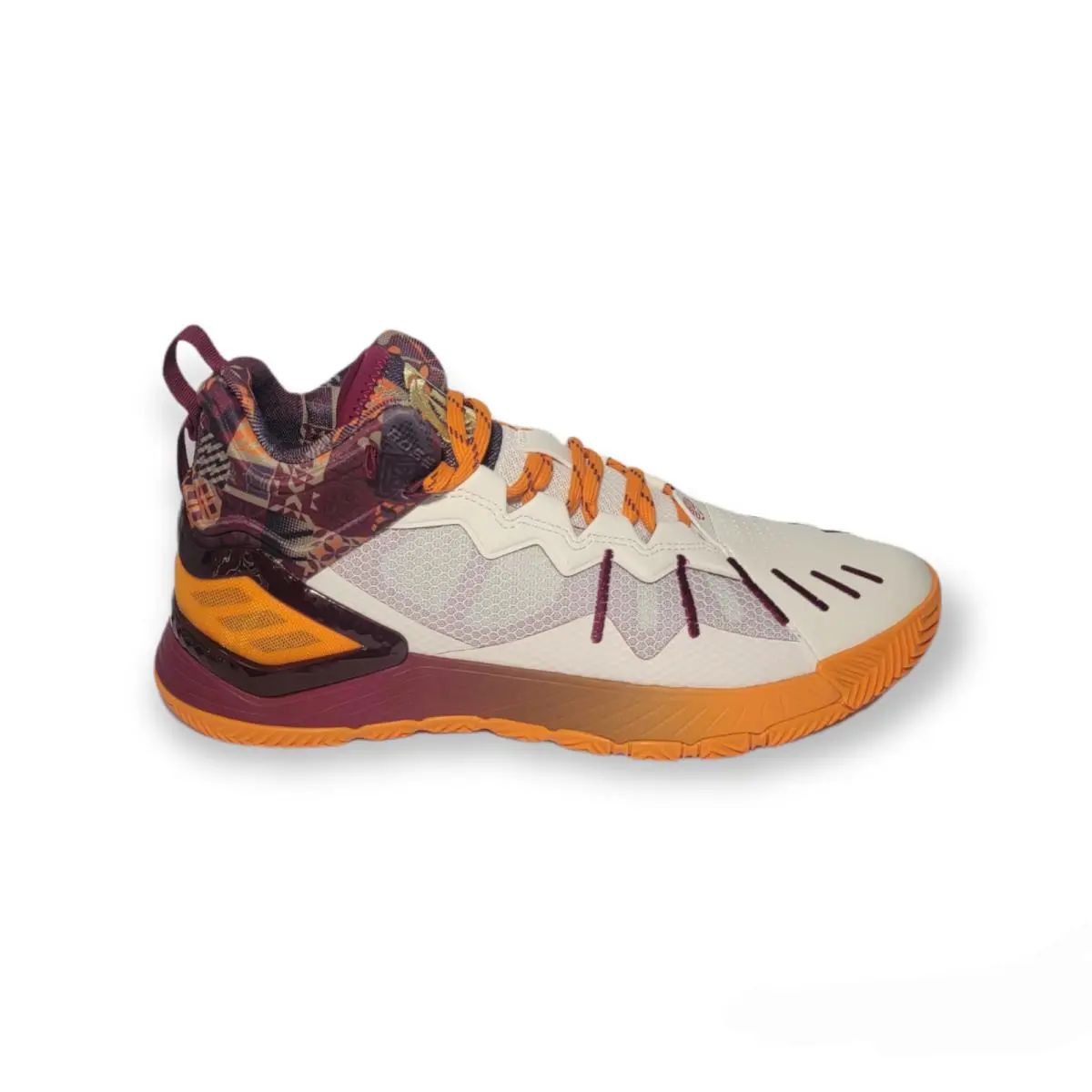 Adidas D Rose Son OF Chi Unisex Basketball Shoes GV8717 - Legacy Burgundy / Chalk White / Bright Orange