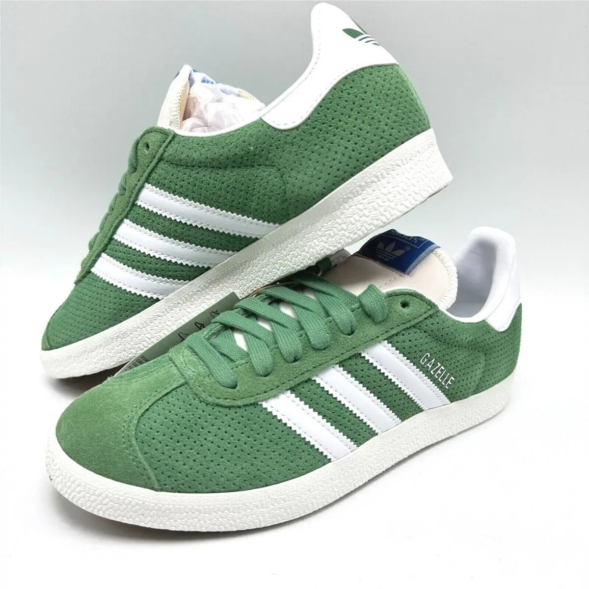 Adidas shoes - adidas Originals Gazelle - Originals Gazelle - IG1634 - Preloved Green/Cloud White/Core White 2