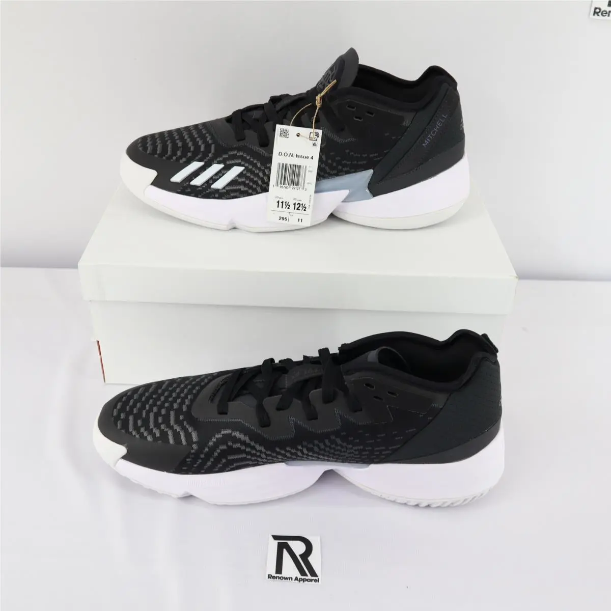 Adidas shoes - adidas D.O.N. Issue #4 - Issue - GY6505 - BLACK/WHITE 0