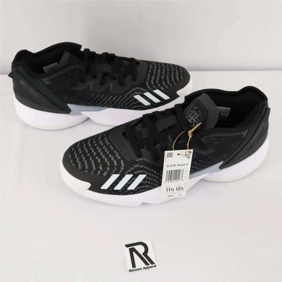 Adidas shoes - adidas D.O.N. Issue #4 - Issue - GY6505 - BLACK/WHITE 12